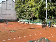 Laub weg